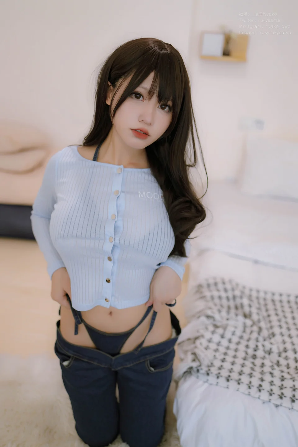 Nyako喵子 - 牛仔裤 [76P-315MB] tg@simisebaisi 【丝足阁】06.webp